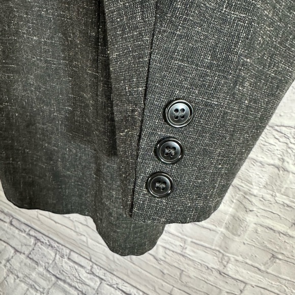 Circle S Men’s Dallas TX Cowboy Blazer 2 Button Gray S 48L Pre-Owned Made in USA - Picture 7 of 12